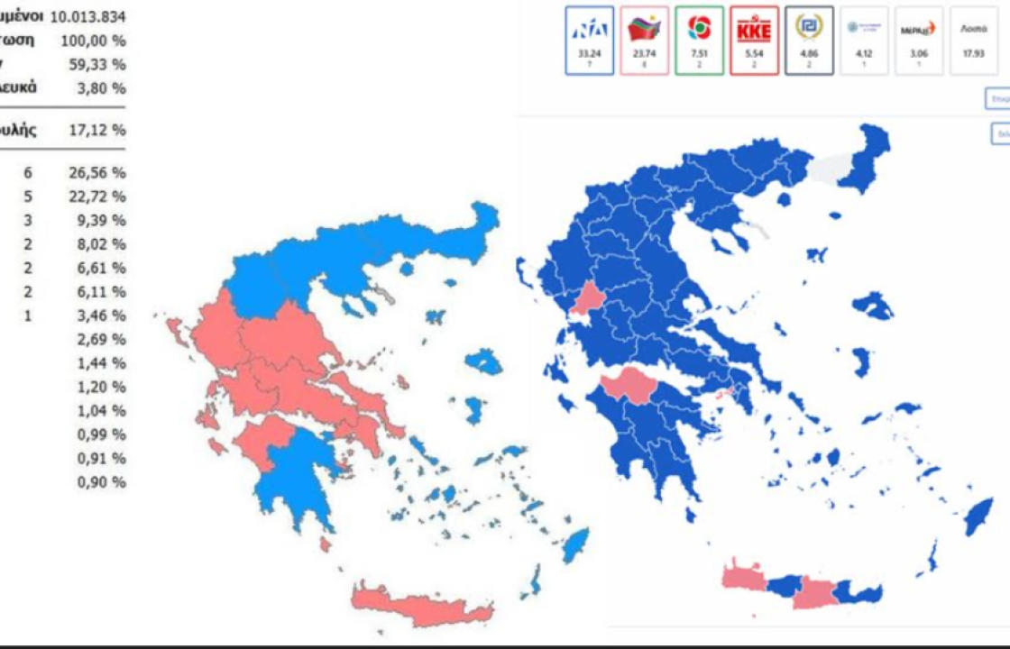 Ευρωεκλογές 2019: Δείτε πώς άλλαξε ο χάρτης σε σχέση με το 2014