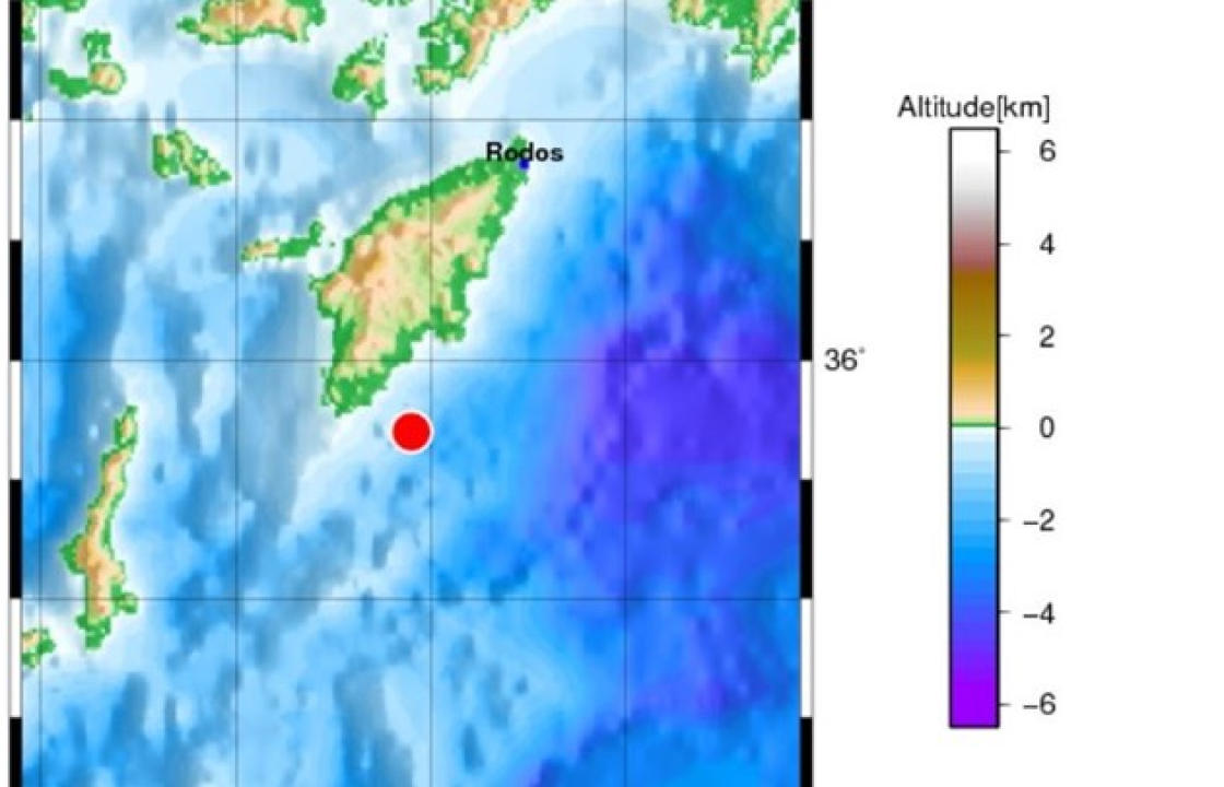 Σεισμός 4,5 Ρίχτερ στη Ρόδο