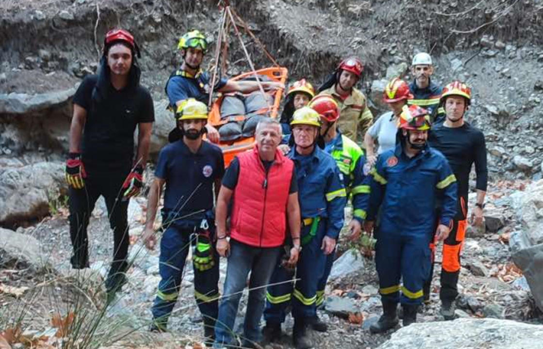 Κοινή άσκηση πυροσβεστικής, πολιτικής προστασίας και της Λέσχης Ελλήνων καταδρομέων