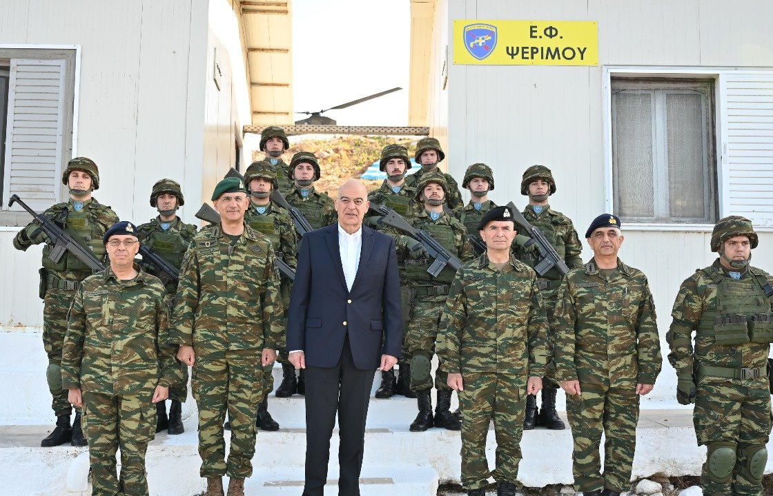 Η επίσκεψη του Υπουργού Εθνικής Άμυνας στην Ψέριμο