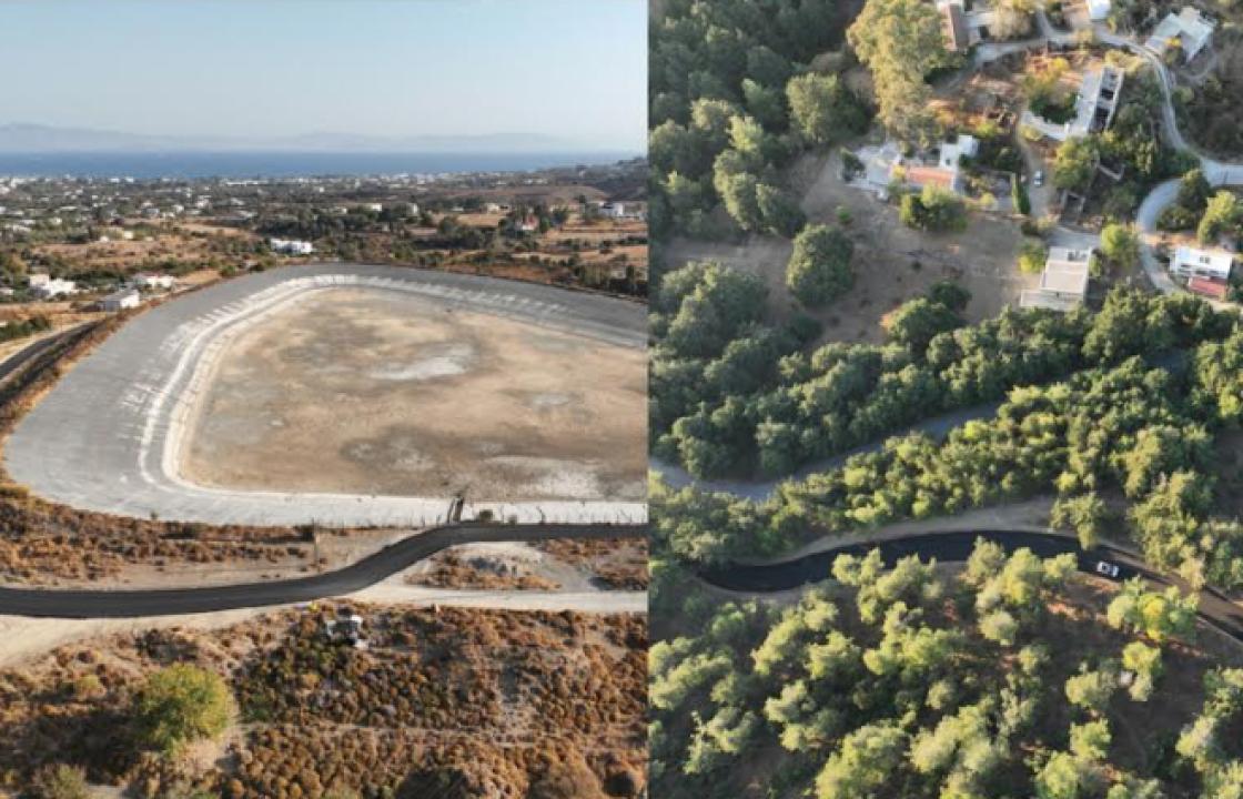 Ολοκληρώθηκαν οι ασφαλτοστρώσεις στην περιοχή Χριστός στον Ασώματο και στη λιμνοδεξαμενή στην Κω - Δείτε φωτογραφίες